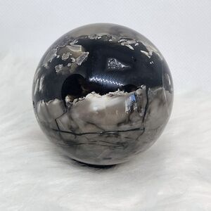 Volcano Agate Sphere. Crystal Orb Ball.